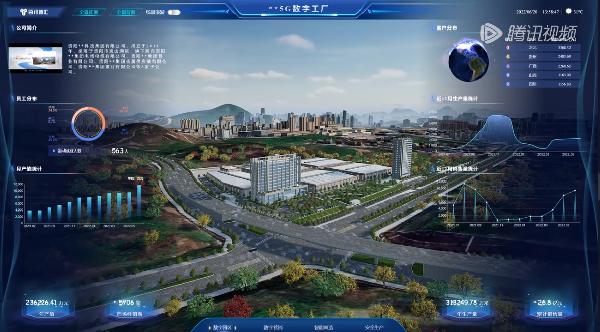 中安5G智慧工廠(chǎng)演示 